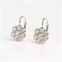 Pendientes Idee Preziose dal 1987 Mujer in Oro blanco Zircone IP.OK18B/86 - IP.OK18B/86